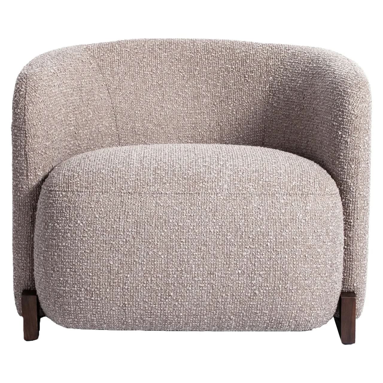Richmond Interiors Hannah Mocca Chunky Lounge Chair