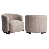Richmond Interiors Hannah Mocca Chunky Lounge Chair