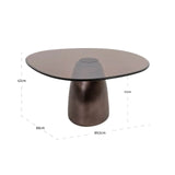 Richmond Interiors Hayden Bronze Coffee Table
