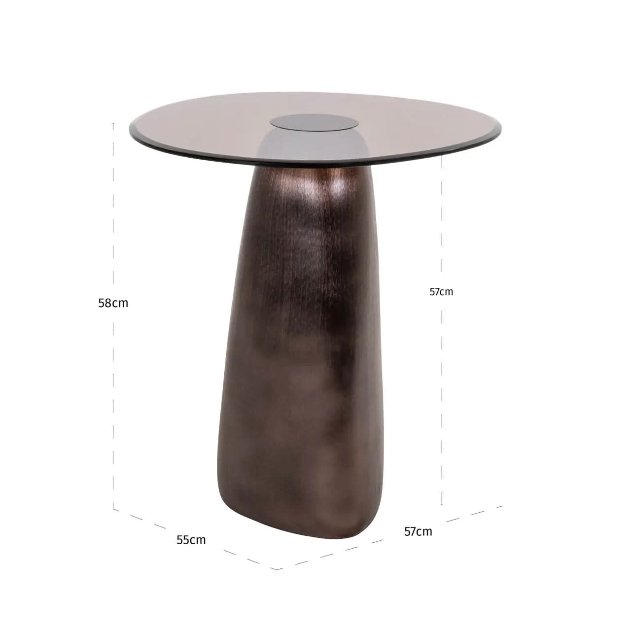 Richmond Interiors Hayden Bronze End Table