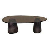 Richmond Interiors Hayden Bronze Oval Coffee Table