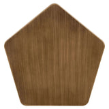 Richmond Interiors Hexa Brushed Gold Sofa Table