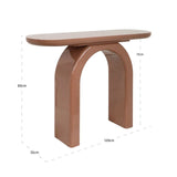 Richmond Interiors Kourtney Mocha Mousse Console Table