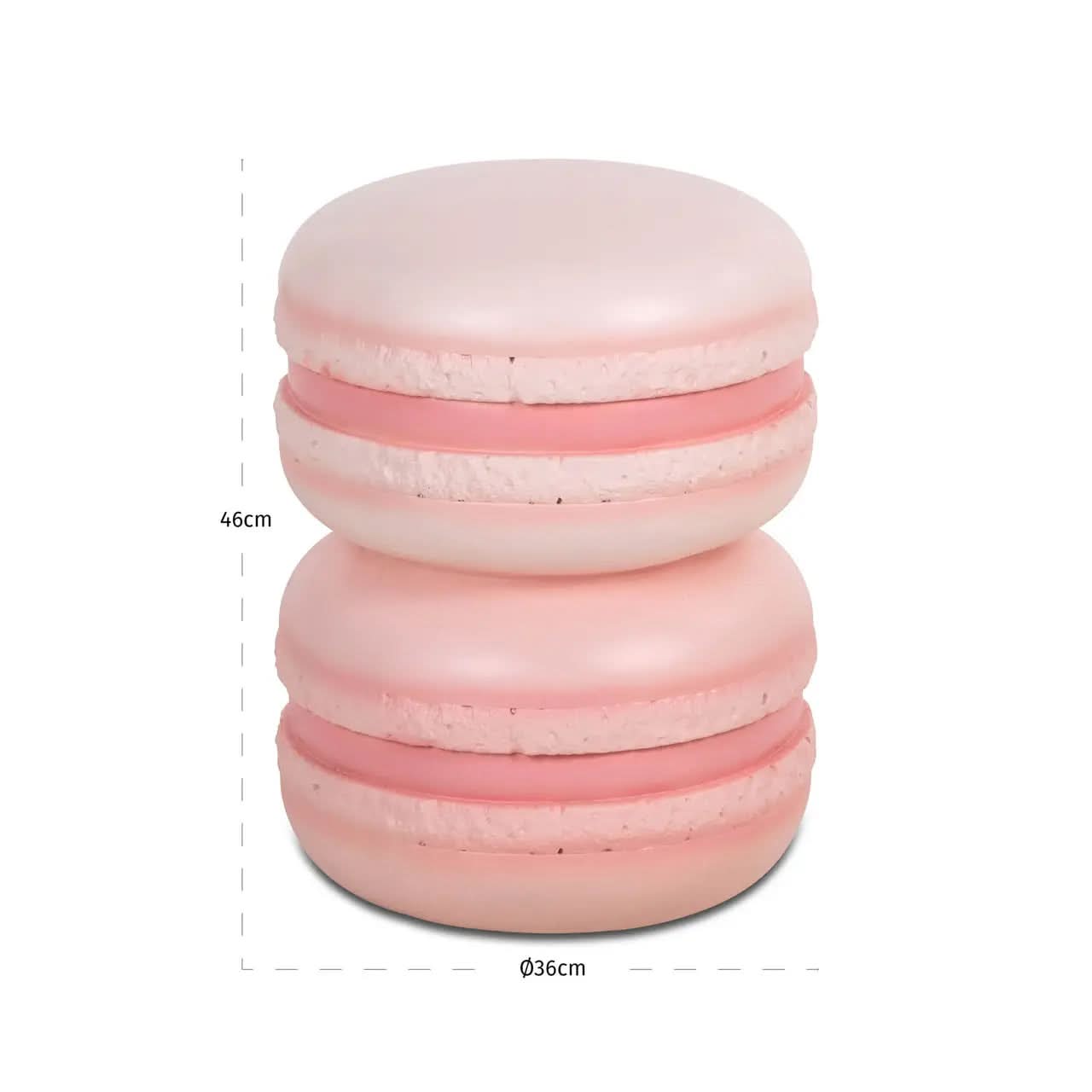 Richmond Interiors Macaron Pink End Table