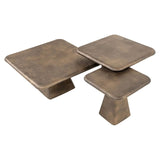 Richmond Interiors Marlie Set of 3 Coffee Tables in Gold
