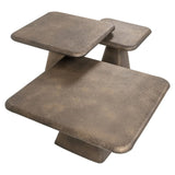 Richmond Interiors Marlie Set of 3 Coffee Tables in Gold