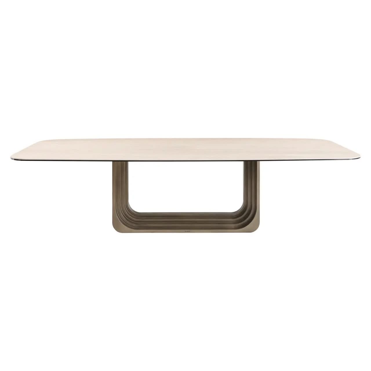 Richmond Interiors Maxfield Ceramic Marble 300cm Dining Table
