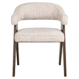 Richmond Interiors Mori Cream Tweed Dining Chair