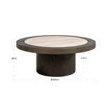 Richmond Interiors Nando Coffee Table in Brown