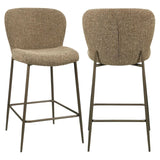 Richmond Interiors Odarby Brown Tweed Counter Stool