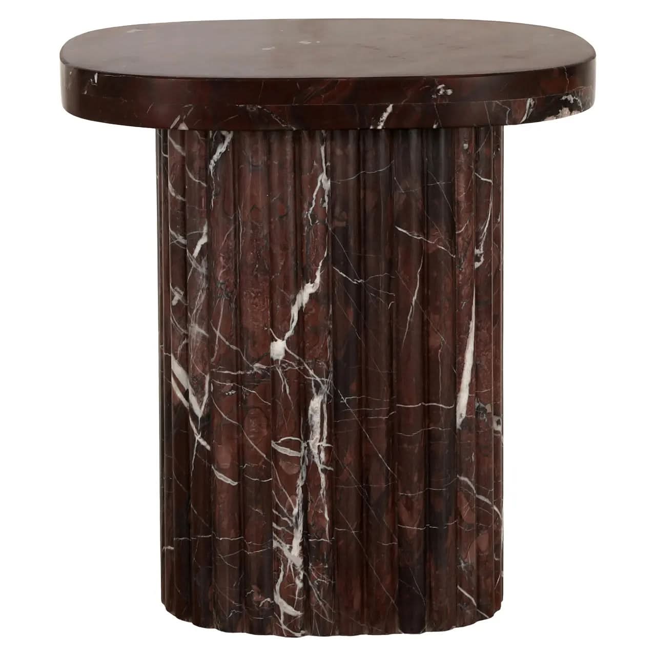 Richmond Interiors Orchid Burgundy End Table