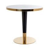 Richmond Interiors Osteria 80cm Bistro Table in Black/White