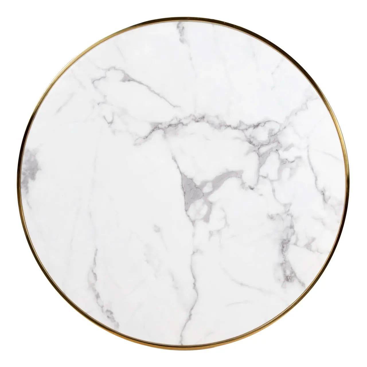 Richmond Interiors Osteria 80cm Bistro Table in Black/White