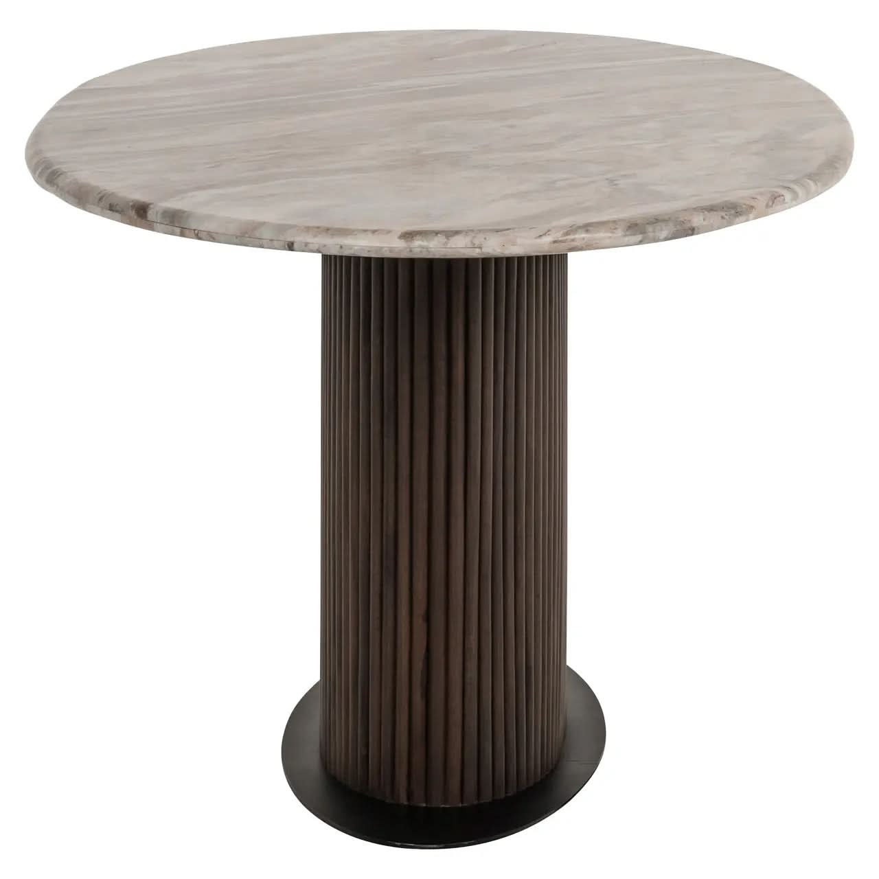 Richmond Interiors Rashford 200cm Oval Dining Table in Dark Brown