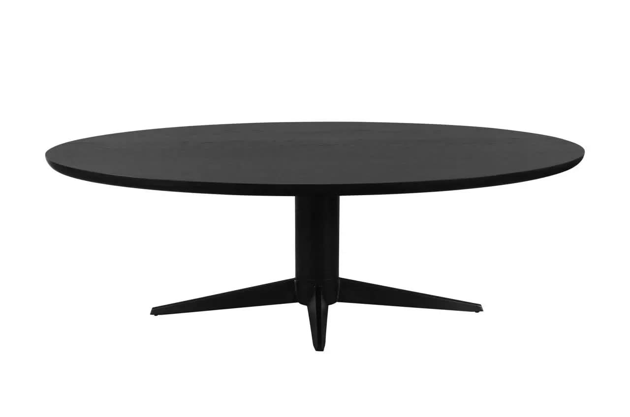 Richmond Interiors Rayford Black Oval 230cm Dining Table