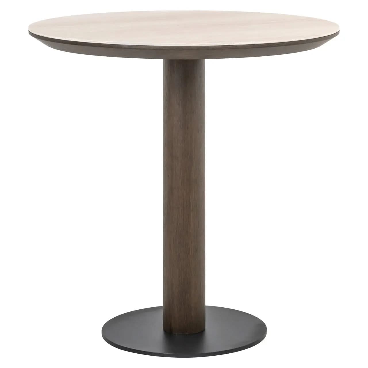Richmond Interiors Ritz Bistro Table in Brown 75cm