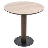 Richmond Interiors Ritz Bistro Table in Brown 75cm