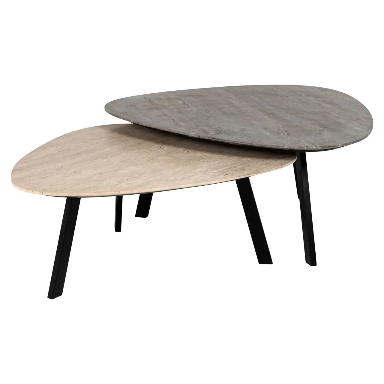 Richmond Interiors Spencer Set of 2 Coffee Tables in Beige