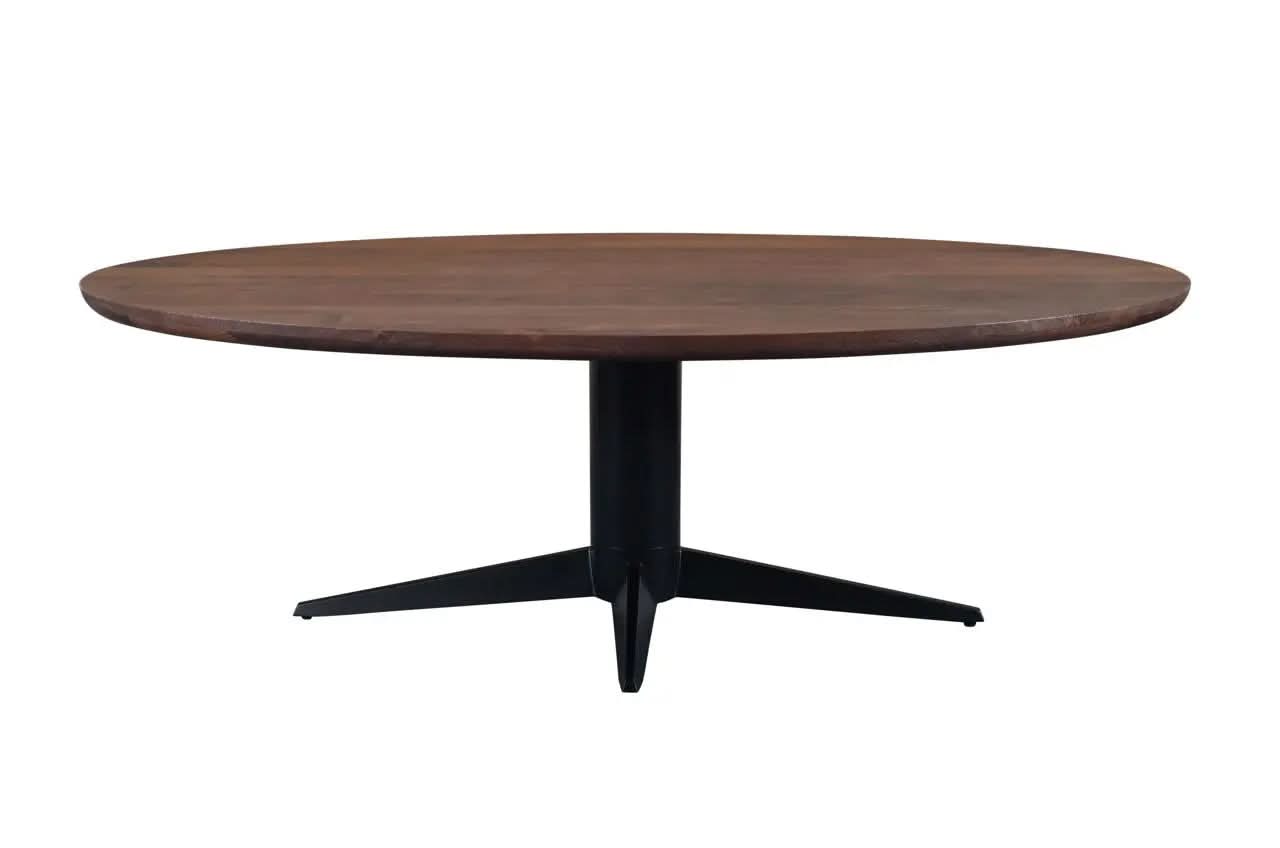Richmond Interiors Stafford Spicebrown Oval 230cm Dining Table