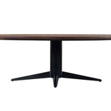 Richmond Interiors Stafford Spicebrown Oval 230cm Dining Table