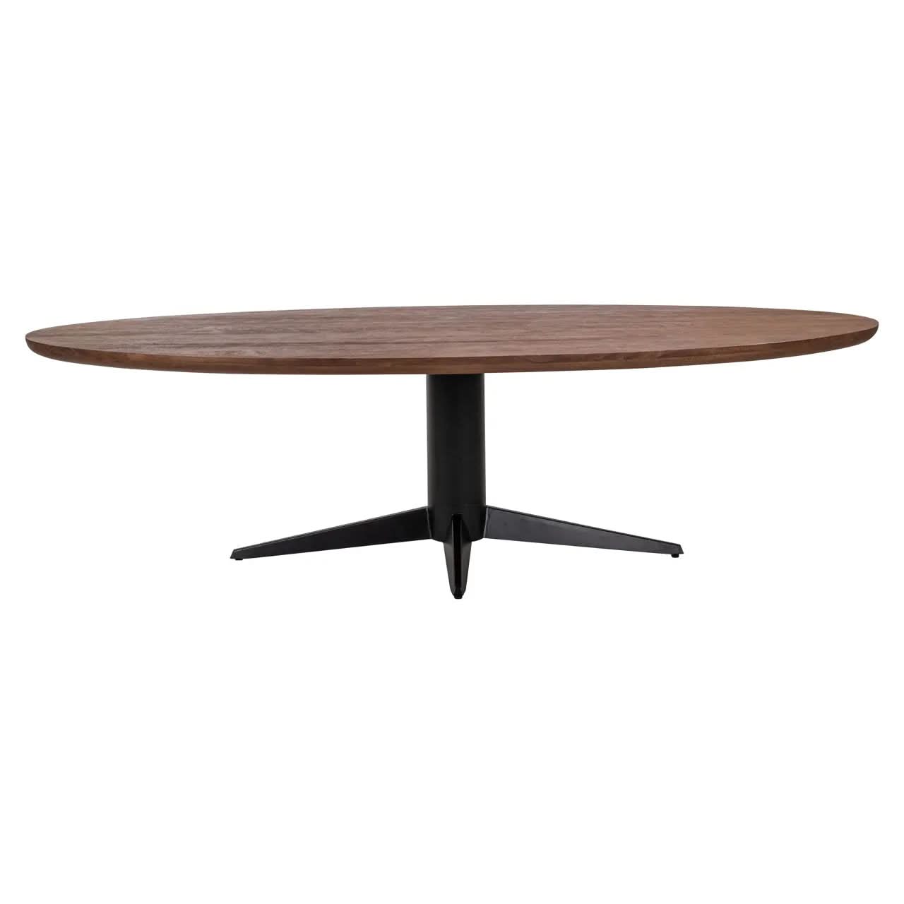 Richmond Interiors Stafford Spicebrown Oval 280cm Dining Table