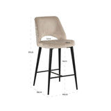 Richmond Interiors Tabitha Counter Stool in Trendy Nature