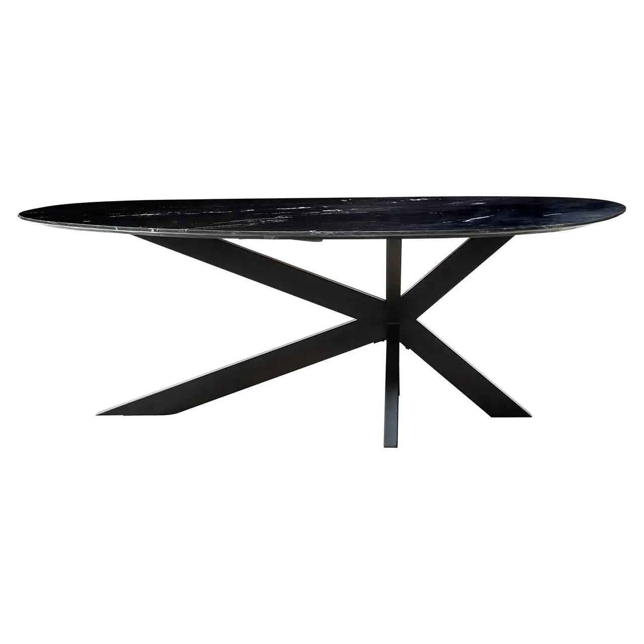 Richmond Interiors Trocadero Black Dining Table