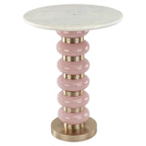 Richmond Interiors Villeray Pink End Table