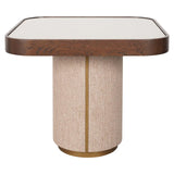 Richmond Interiors Willox Brown End Table with Glass