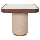 Richmond Interiors Willox Brown End Table with Glass