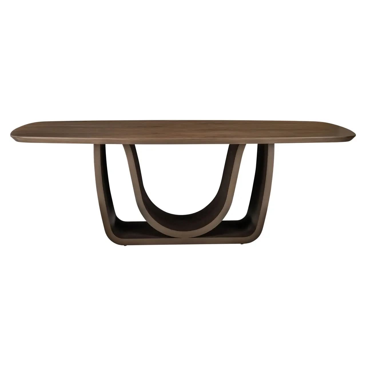 Richmond Interiors Windsor Walnut 230cm Brass Base Dining Table Pre Order Sept 2026