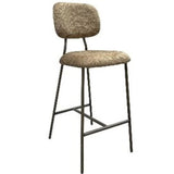 Richmond Interiors Xenia Counter Stool in Brandy Fusion (Set of 2)