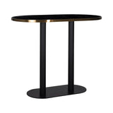 Richmond Interiors Zenza Oval Bar Table in Black