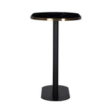 Richmond Interiors Zenza Oval Bar Table in Black