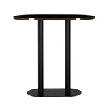 Richmond Interiors Zenza Oval Bar Table in Black