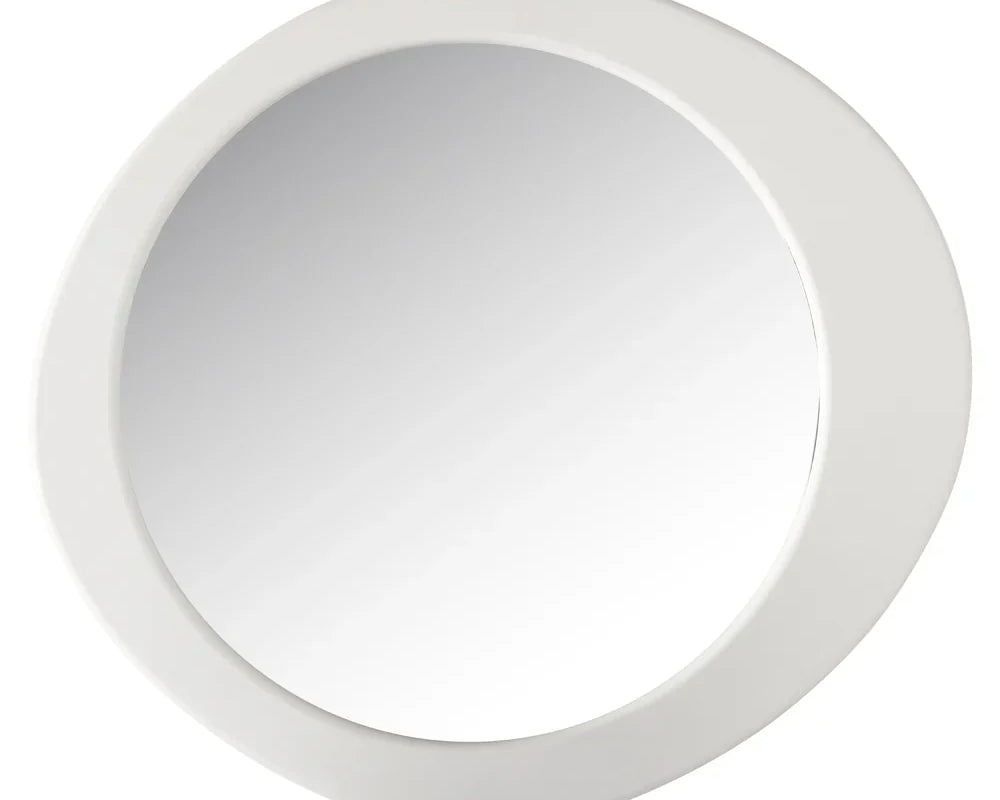 Richmond Interiors Bloomstone White Mirror
