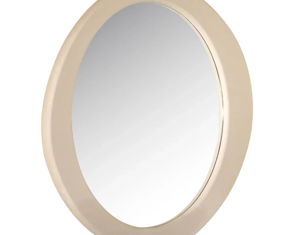 Richmond Interiors Clayton Beige Round Mirror