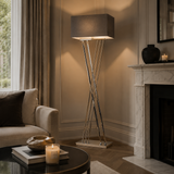 Roma Floor Lamp - Nickel