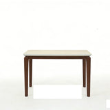 Ronda 120cm Italian Walnut & Travertine Ceramic Marble Dining Table