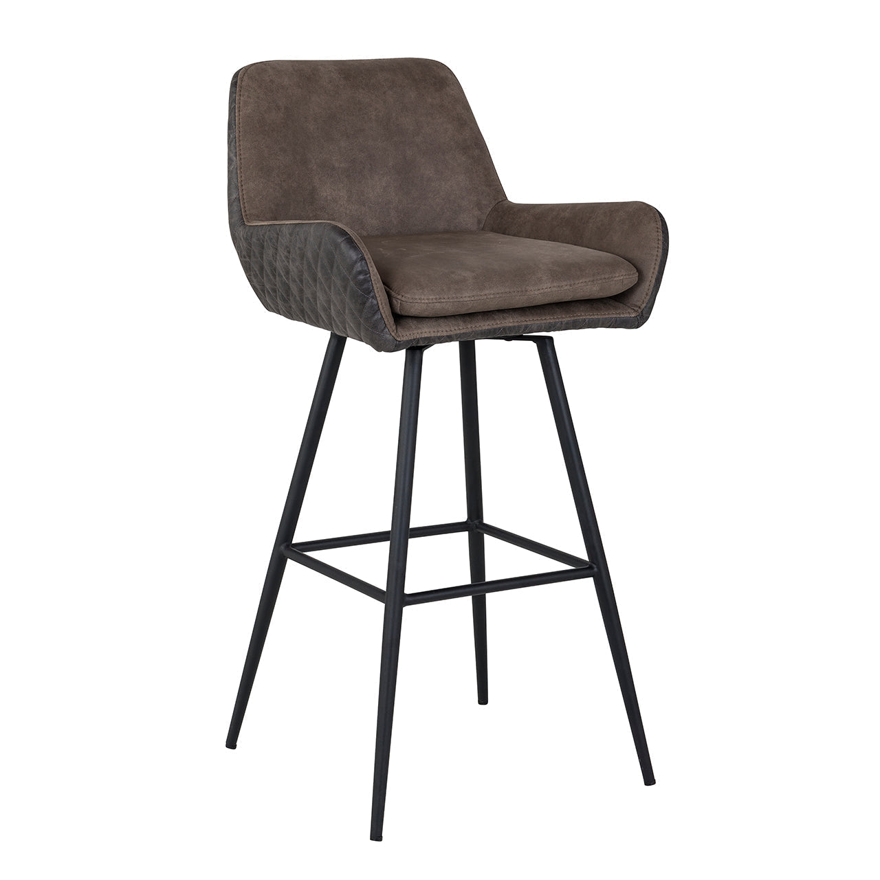 Richmond Linsey Swivel Bar Stool-Belmont Interiors
