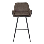 Richmond Linsey Swivel Bar Stool-Belmont Interiors