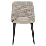 Richmond Interiors Tabitha Taupe Khaki Velvet Dining Chair