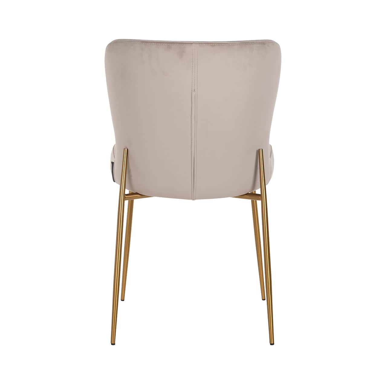 Richmond Interiors Odessa Taupe Khaki Velvet Dining Chair