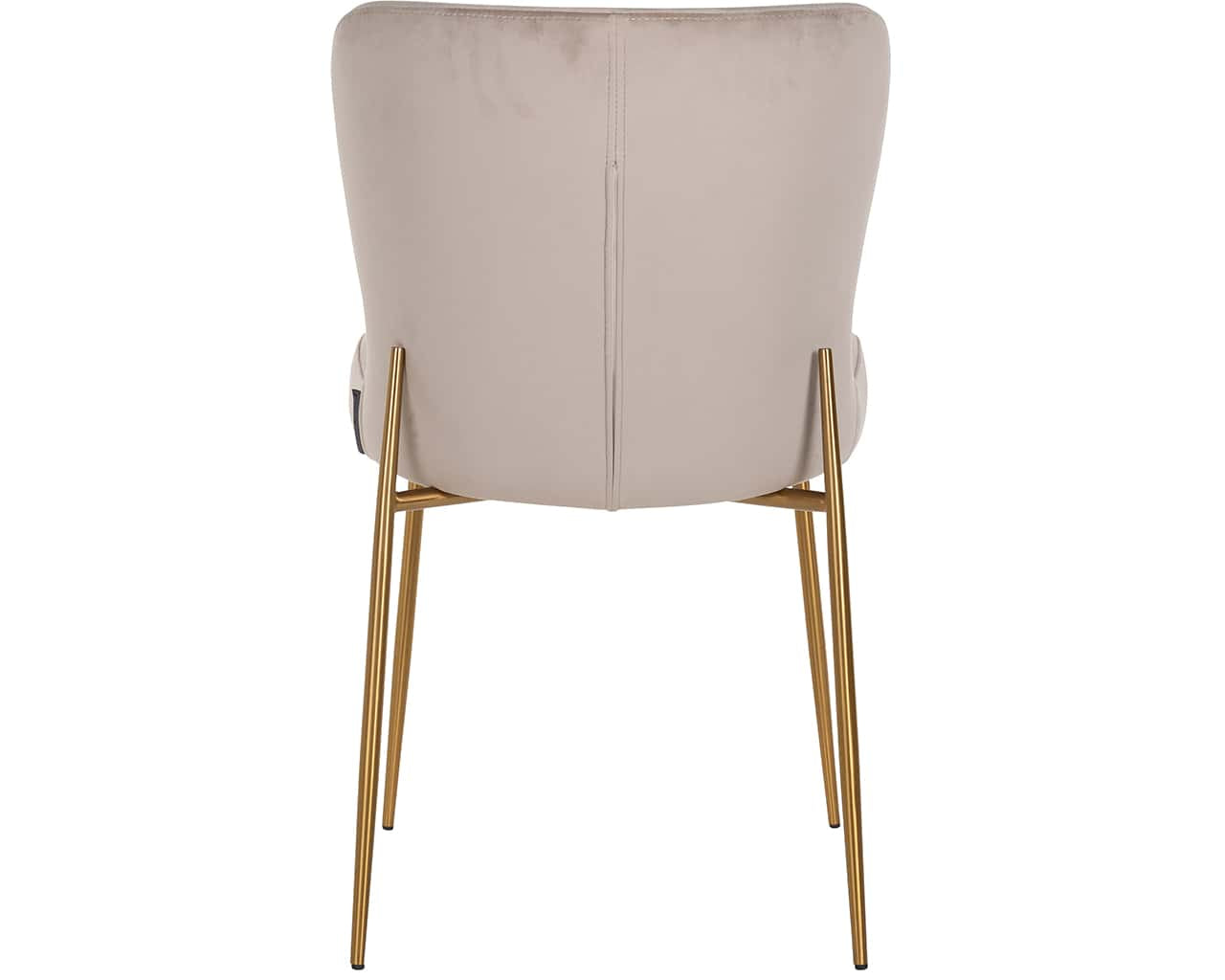 Richmond Interiors Odessa Taupe Khaki Velvet Dining Chair