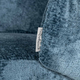 Richmond Interiors Amphara Ocean Blue Chenille Bucket Chair