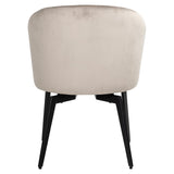 Richmond Interiors Amphara Taupe Khaki Velvet Bucket Chair