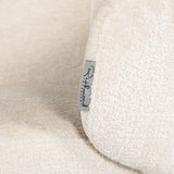 Richmond Interiors Amphara Bergen White Chenille Bucket Chair