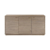 DI Designs Wickham Natural Oak Wood Ribbed Sideboard