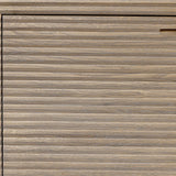 DI Designs Wickham Natural Oak Wood Ribbed Sideboard