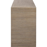 DI Designs Wickham Natural Oak Wood Ribbed Sideboard
